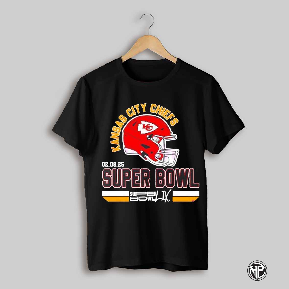 Kansas City Chiefs Super Bowl Lix Football Helmet Shirt