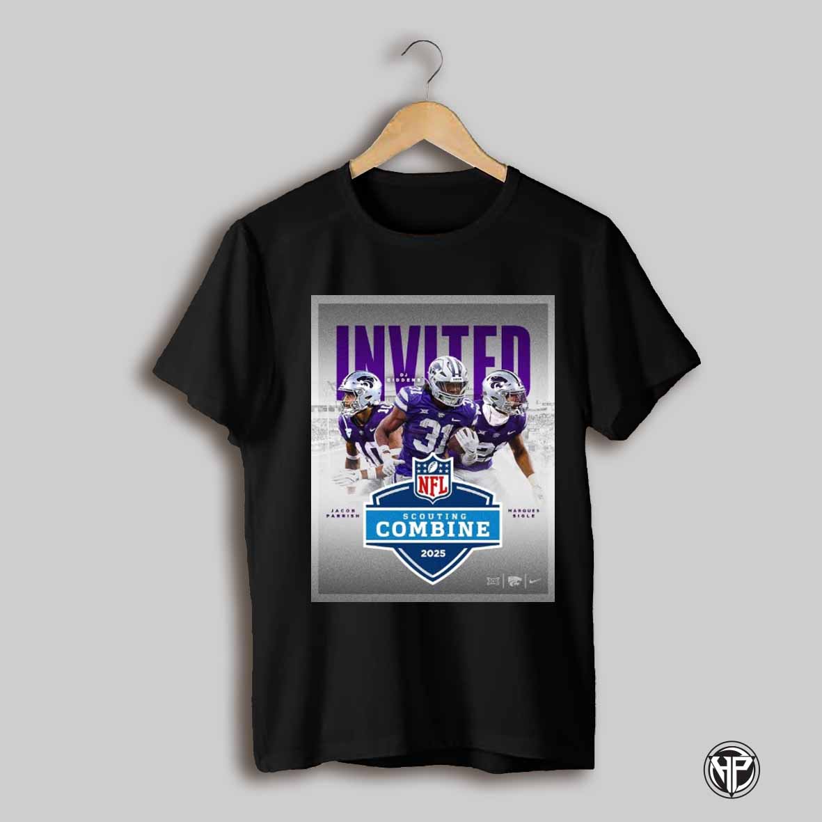 Kansas State Wildcats Football Jacob Parrish Dj Giddens Marques Sigle Invite 2025 Nfl Scouting Combine Poster T Shirt