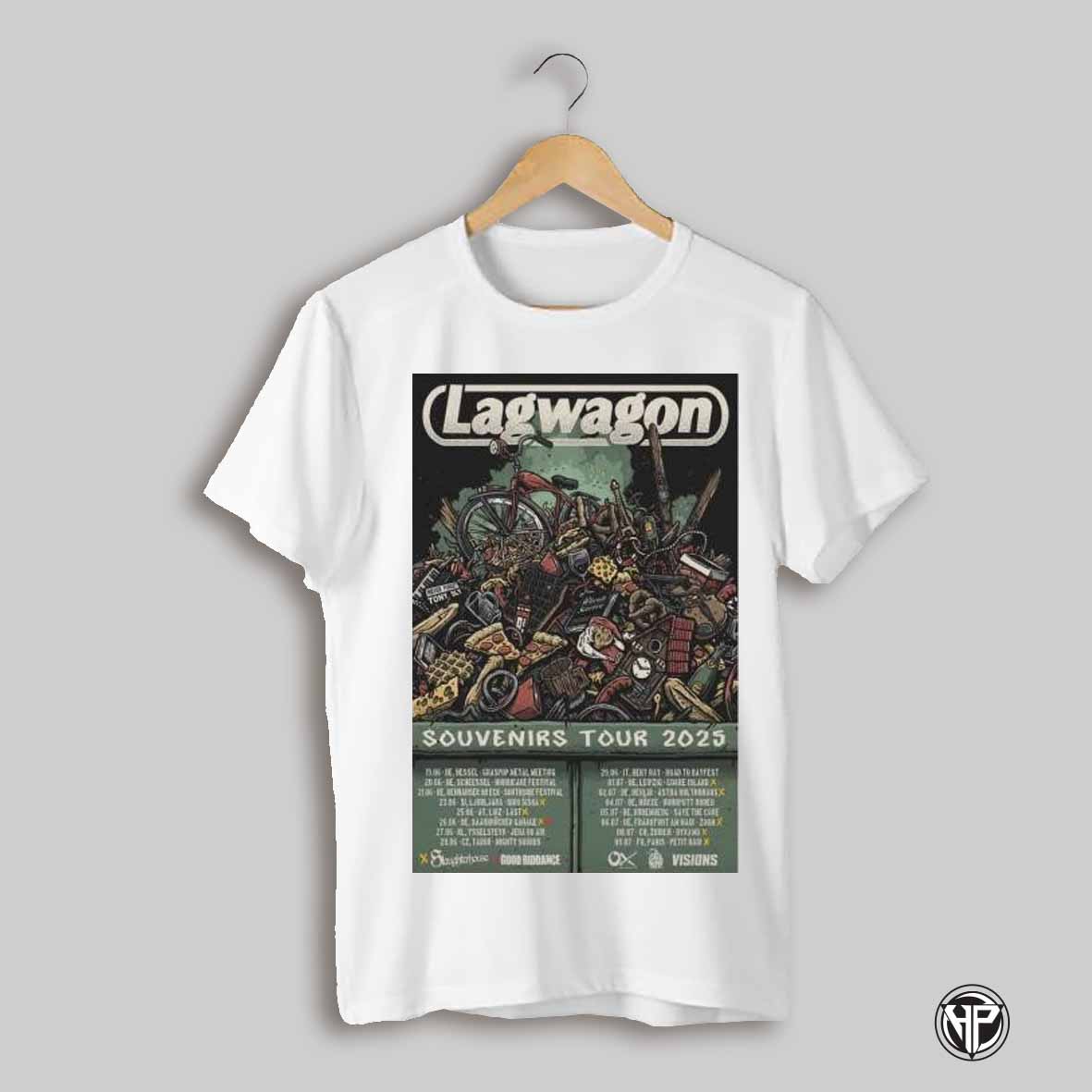 Lagwagon Souvenirs 2025 Shows Poster T Shirt