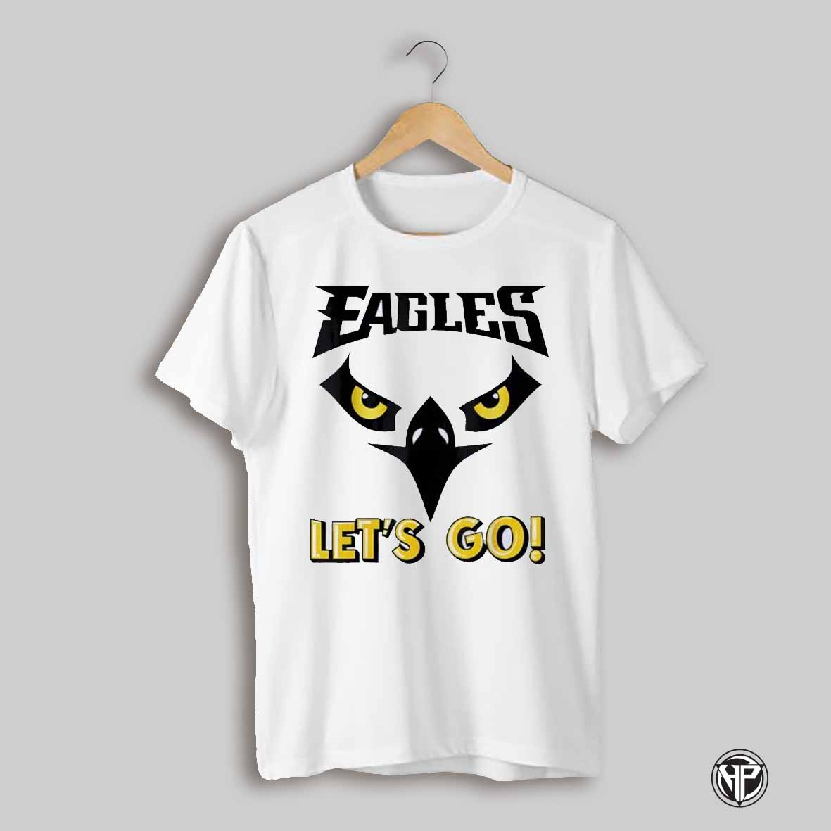 Lets Go Eagles Cool Inspirational Flying Bird Shirt
