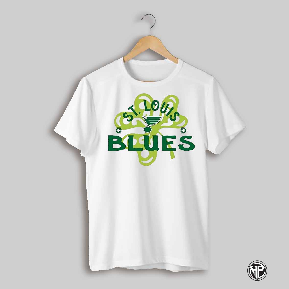 Levelwear St Louis Blues Richmond Shamrock St Patricks Day Logo Shirt