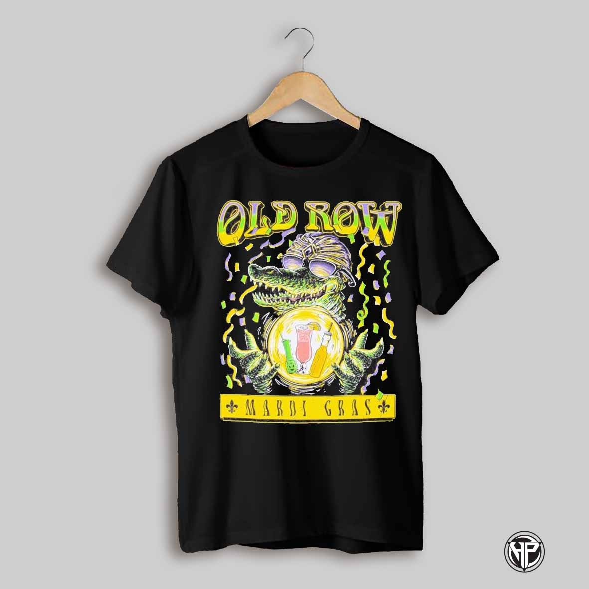 Mardi Gras Fortune Gator Pocket Shirt