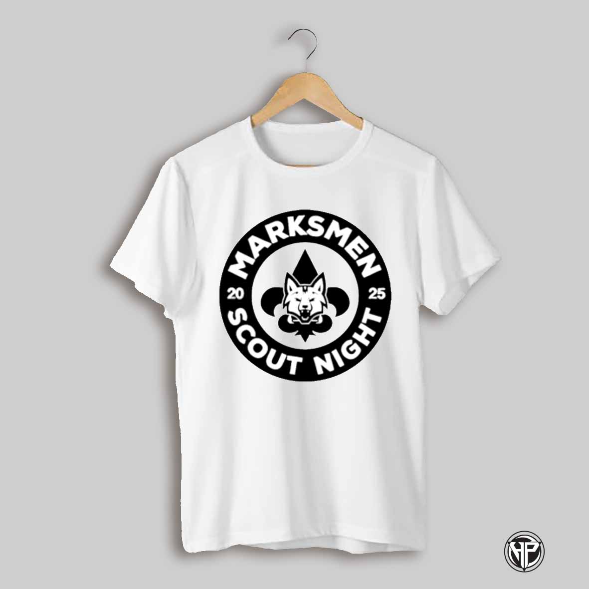 Marksmen Scout Night 2025 Logo Shirt