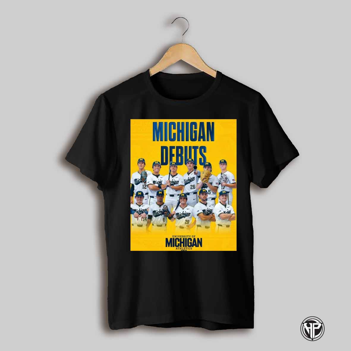 Michigan Baseball Debuts Max Debiec Matt Spear Jeter Ybarra Gavin Devooght University Of Michigan Athletics Poster T Shirt