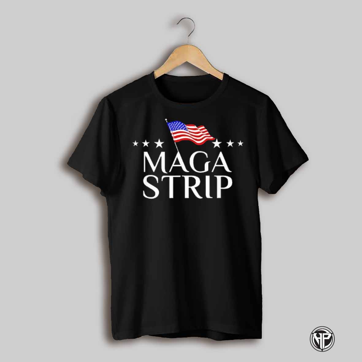 Middle East Gaza Maga Strip American Flag Shirt