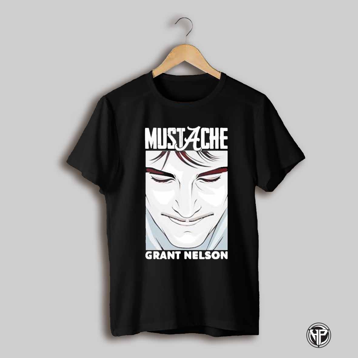 Mustache Grant Nelson Alabama Crimson Tide Shirt
