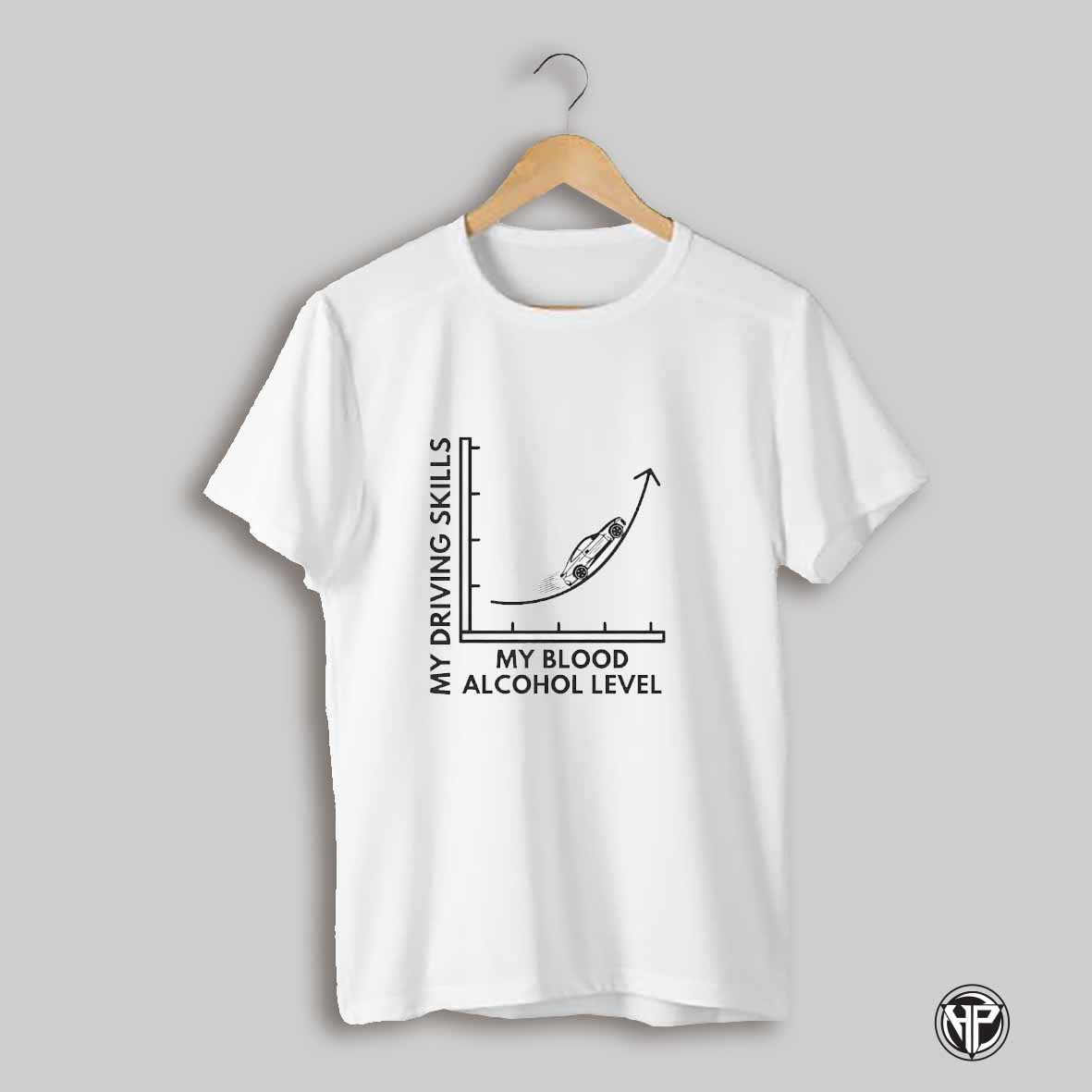 My Driving Skills My Blood Alcohol Level Graph Shirt