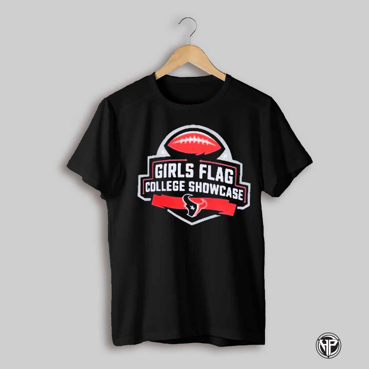 Nfl Girls Flag College Showcase Houston Texans 2025 T Shirt