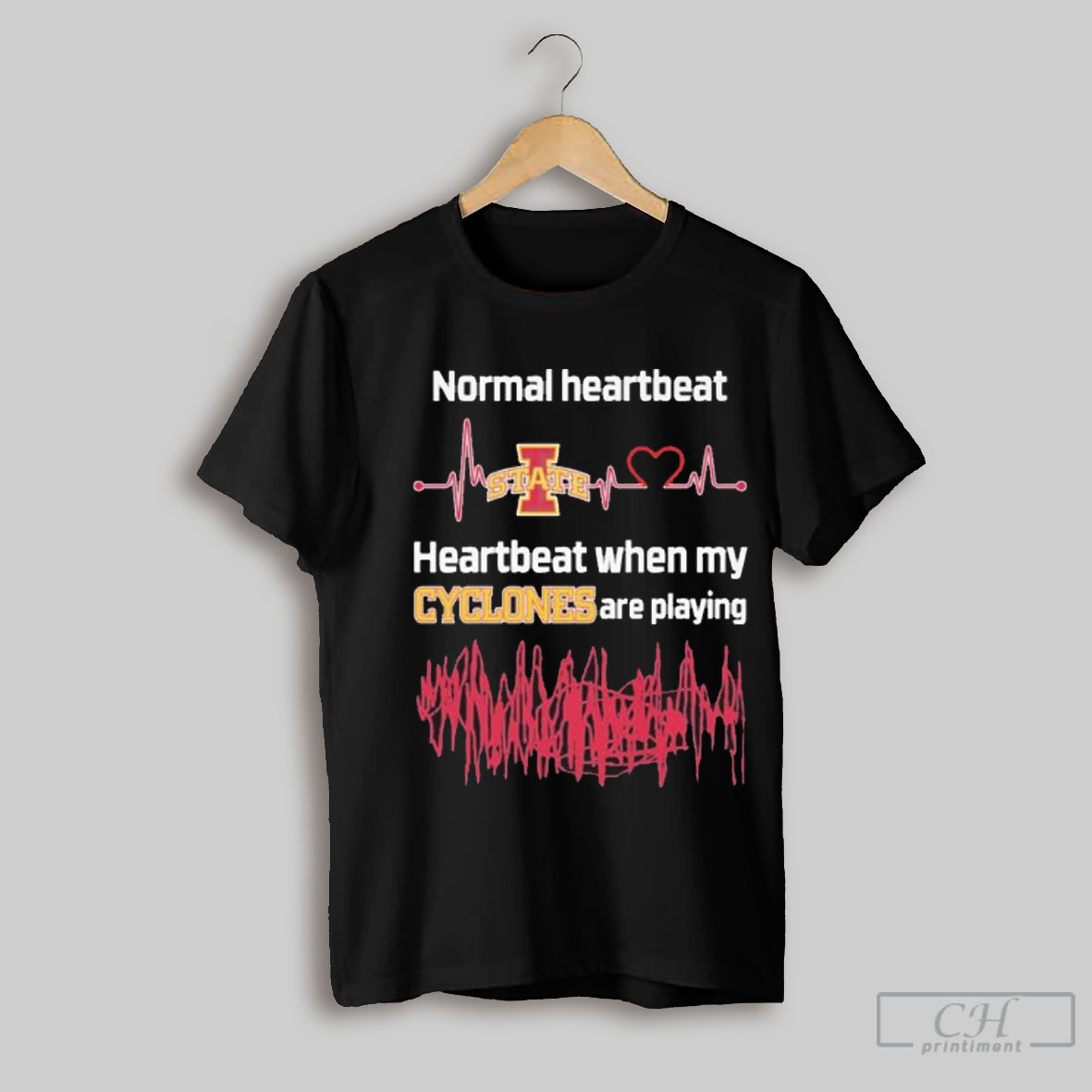 Official Normal Heartbeat When My Iowa State Cyclones Are Playing Shirt Sweatshirt