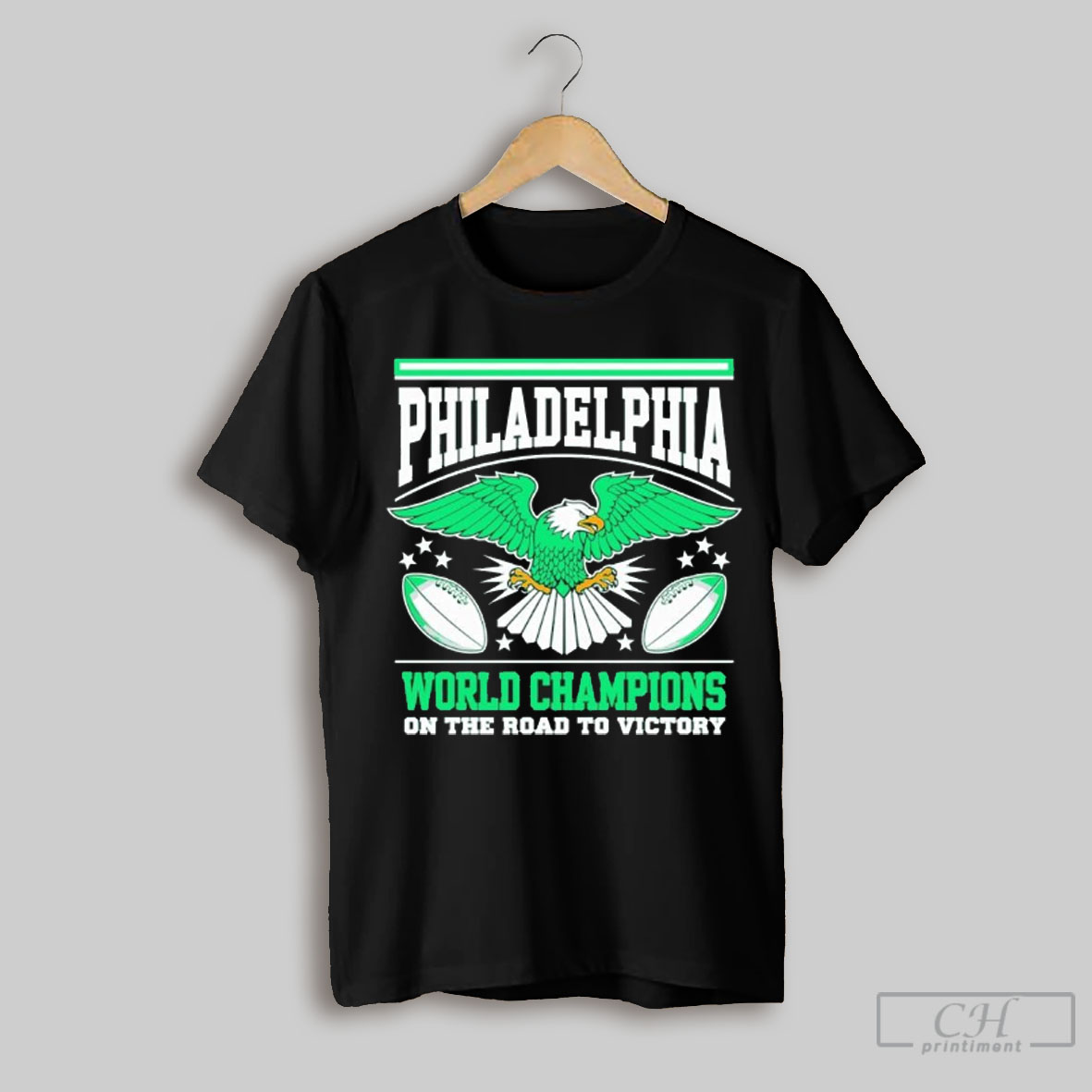 Official Philadelphia Eagles World Champions Birds On The Road To Victory Shirt Sweatshirt