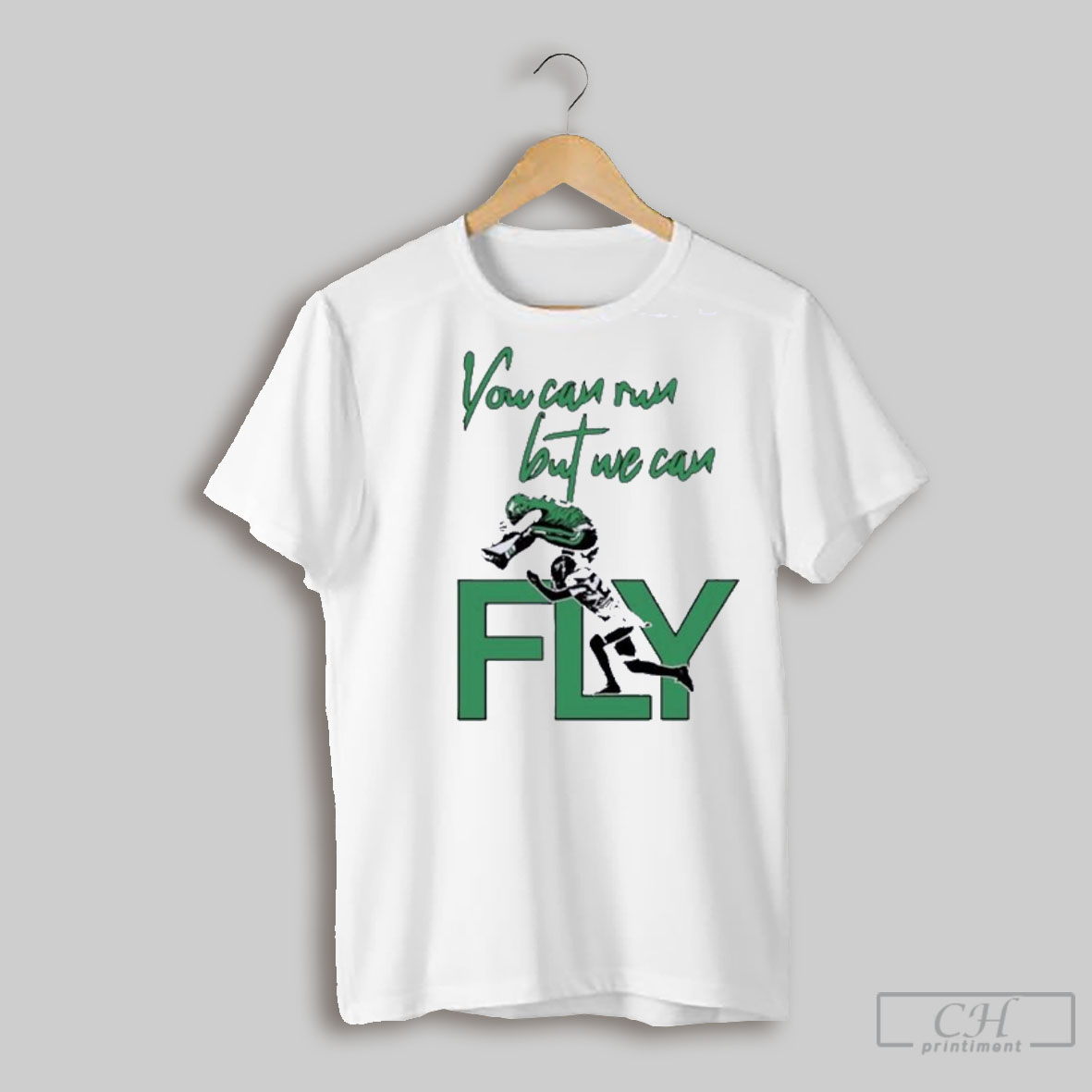 Official Philadelphia Eagles You Can Run But We Can Fly Champions Shirt Sweatshirt