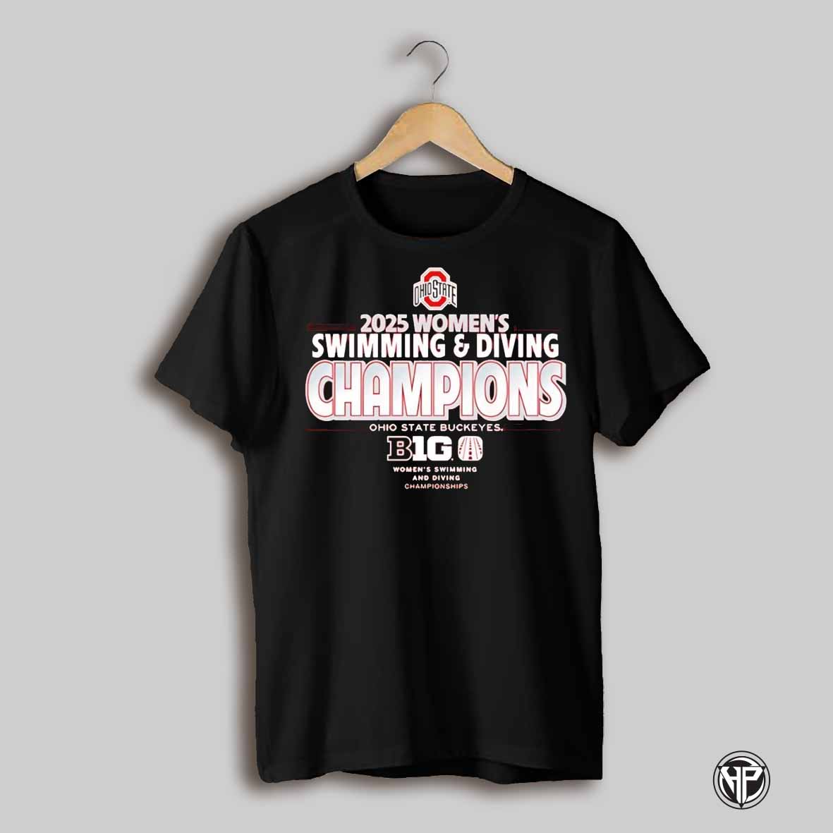 Ohio State Buckeyes 2025 Big Ten Womens Swim And Dive Champions Shirt