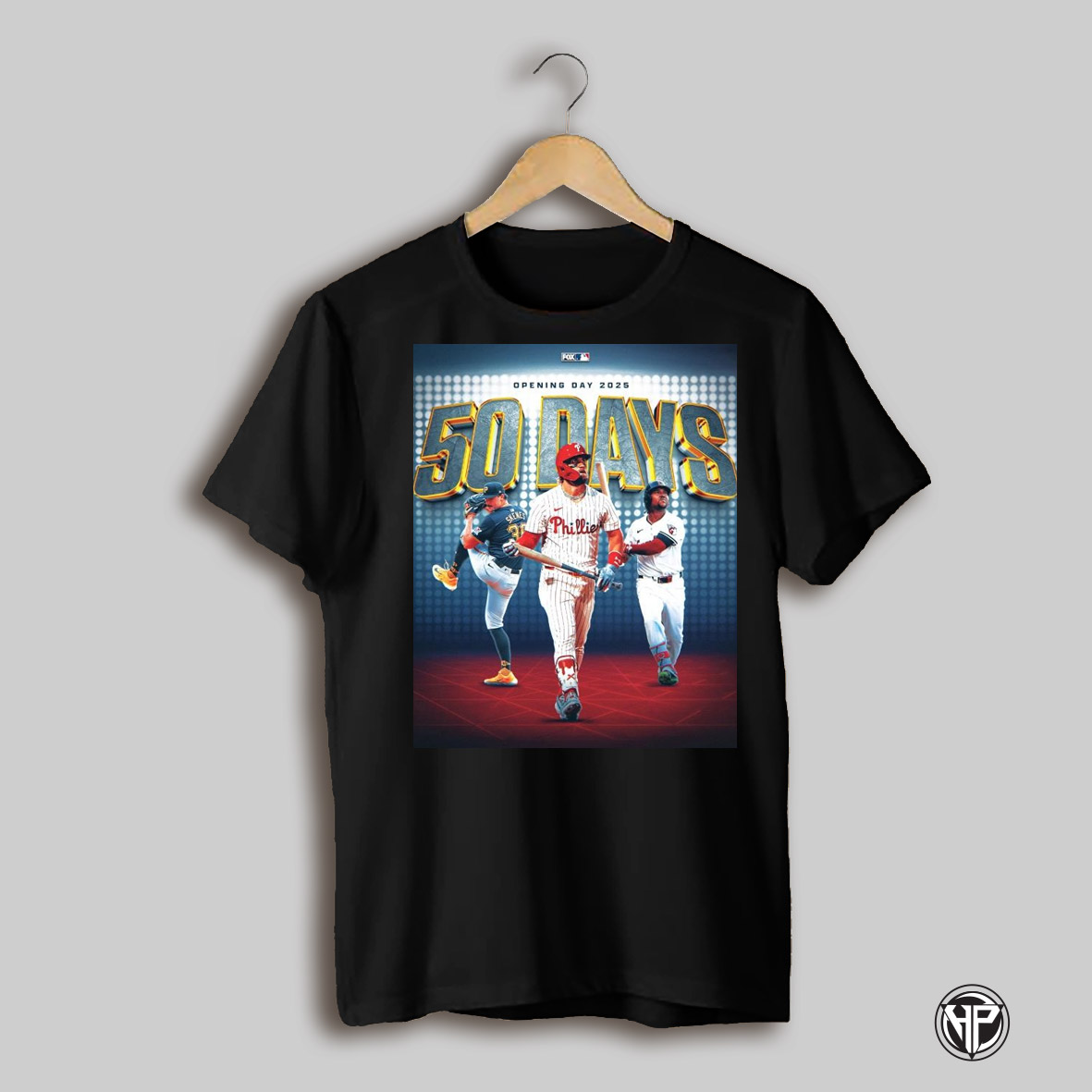 Opening Day 2025 50 Days Pittsburgh Pirates Philadelphia Phillies Cleveland Guardians Mlb Poster T Shirt