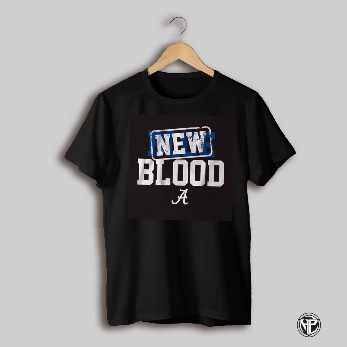 Original Official Alabama Crimson Tide New Blood Beats Blue Blood T Shirt