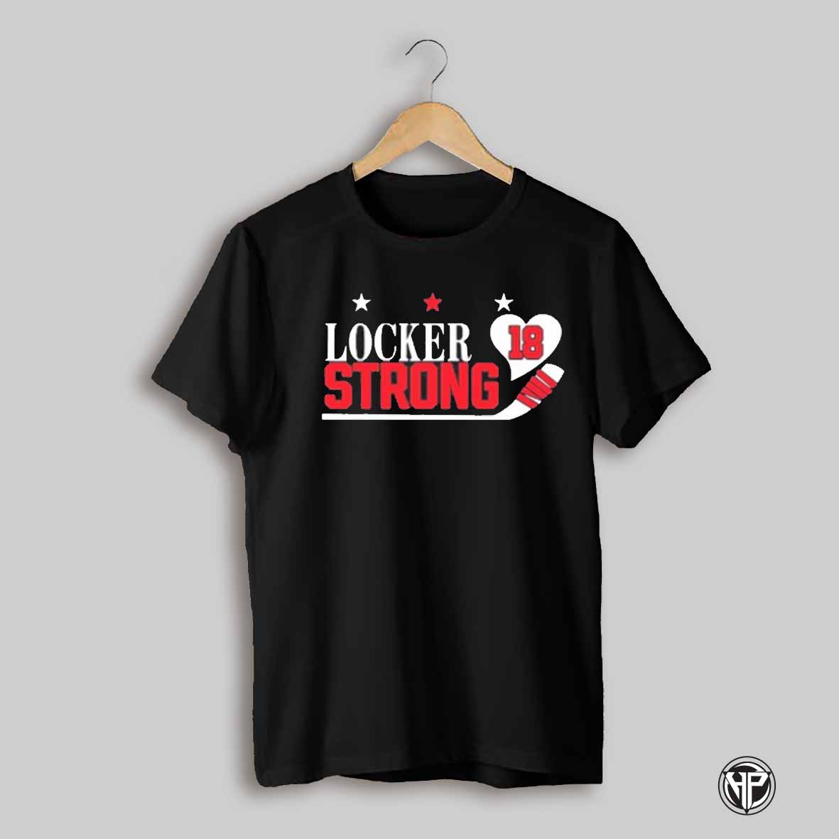 Ovi Wearing Locker Strong Shirt