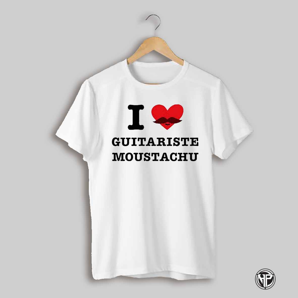 Paramore I Love Guitariste Moustachu T Shirt