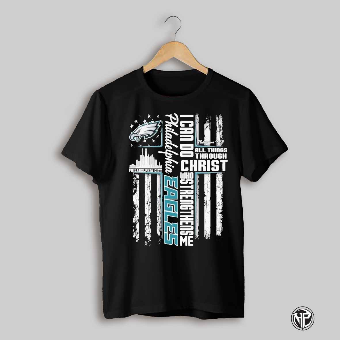 Philadelphia Eagles All Thing Through American Flag Shirt