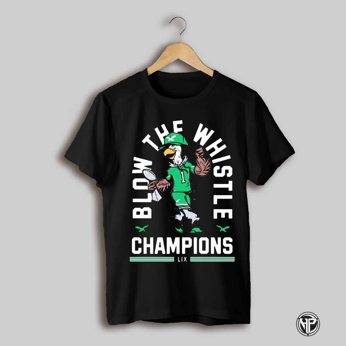 Philadelphia Eagles Champions Super Bowl Lix Blow The Whistle Tie Dye Nfl T Shirt