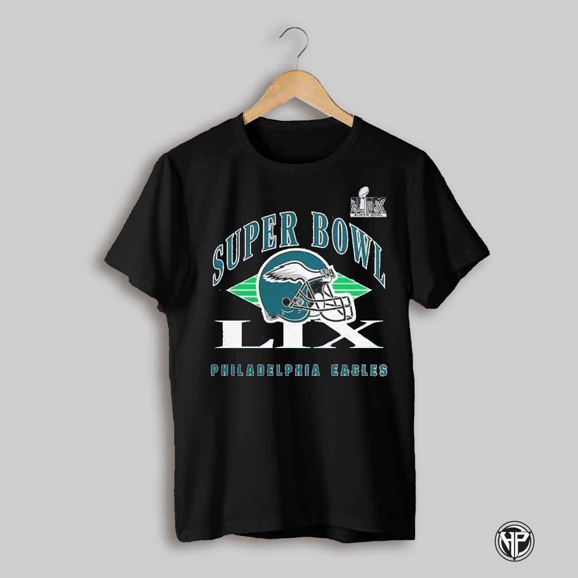 Philadelphia Eagles Grey 2024 Super Bowl Participant Short Sleeve Fashion Shirt