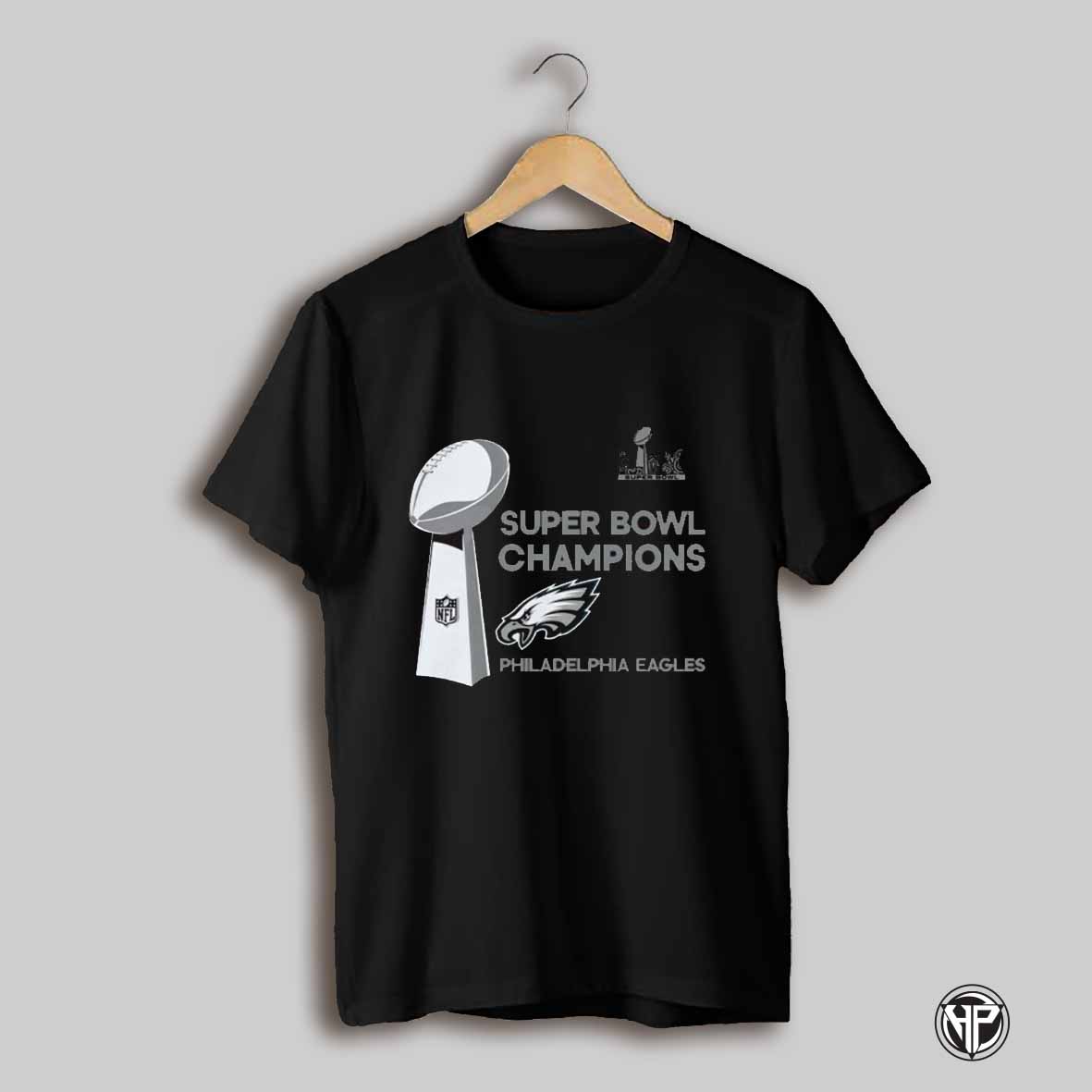 Philadelphia Eagles Win Kansas City Chiefs Nfl Super Bowl Lix Champions Locker Room T Shirt