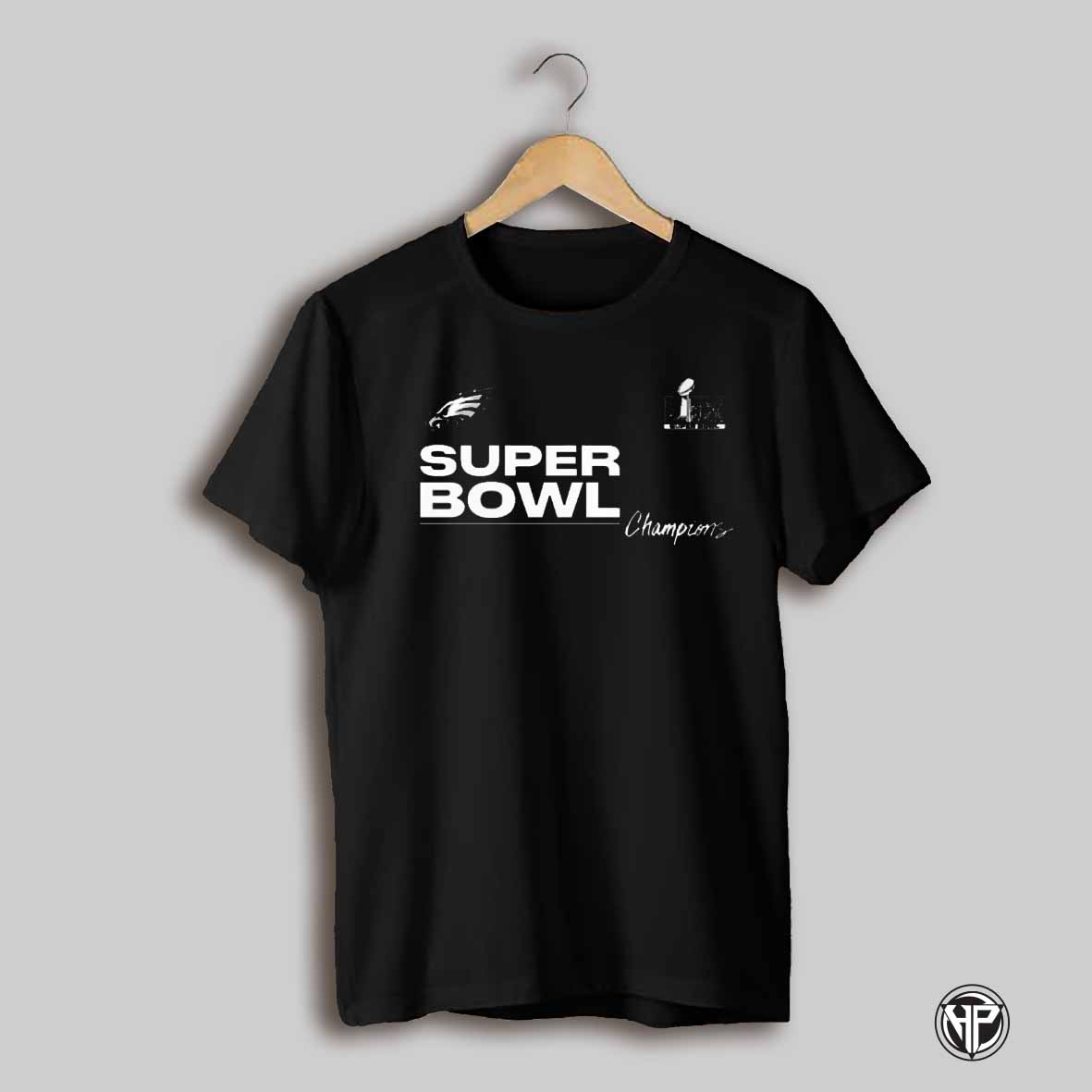 Philadelphia Eagles Win Kansas City Chiefs Super Bowl Lix Champions Roster Autograph Signing T Shirt
