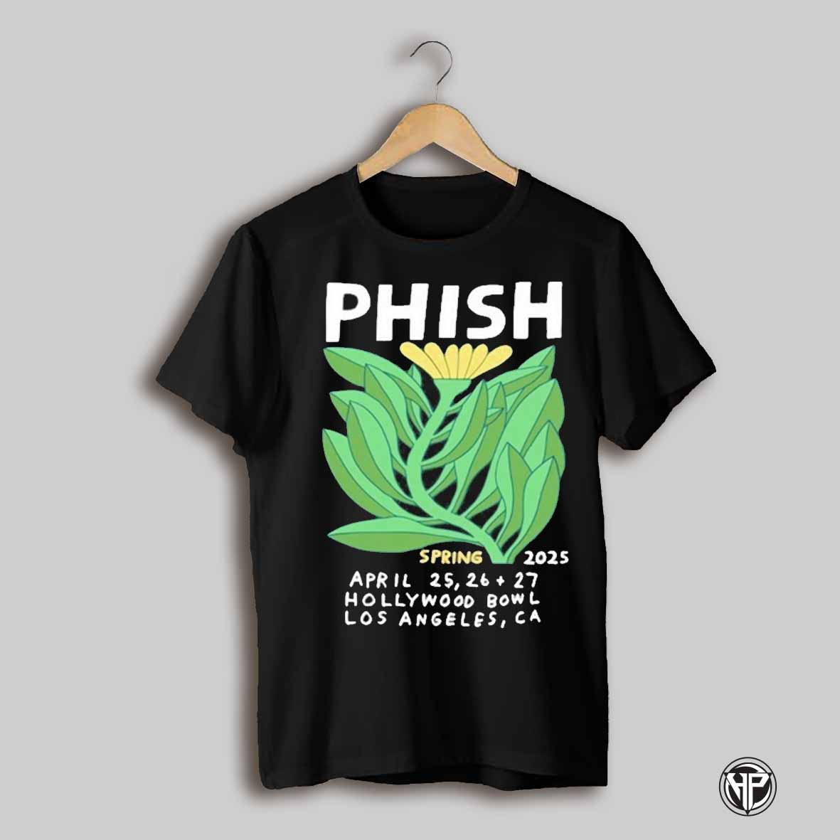 Phish Spring Tour 2025 April 25 26 27 Hollywood Bowl Los Angeles Ca T Shirt