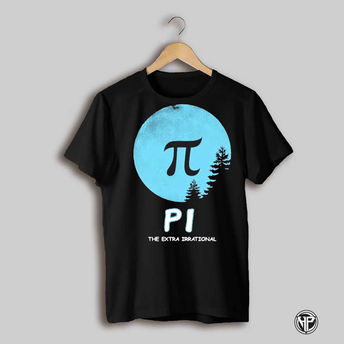 Pi The Extra Irrational Pi Moon Shirt