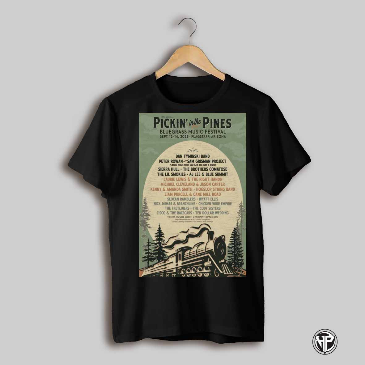 Pickin In The Pines Bluegrass Acoustic Music Festival September 12 14 2025 Poster T Shirt