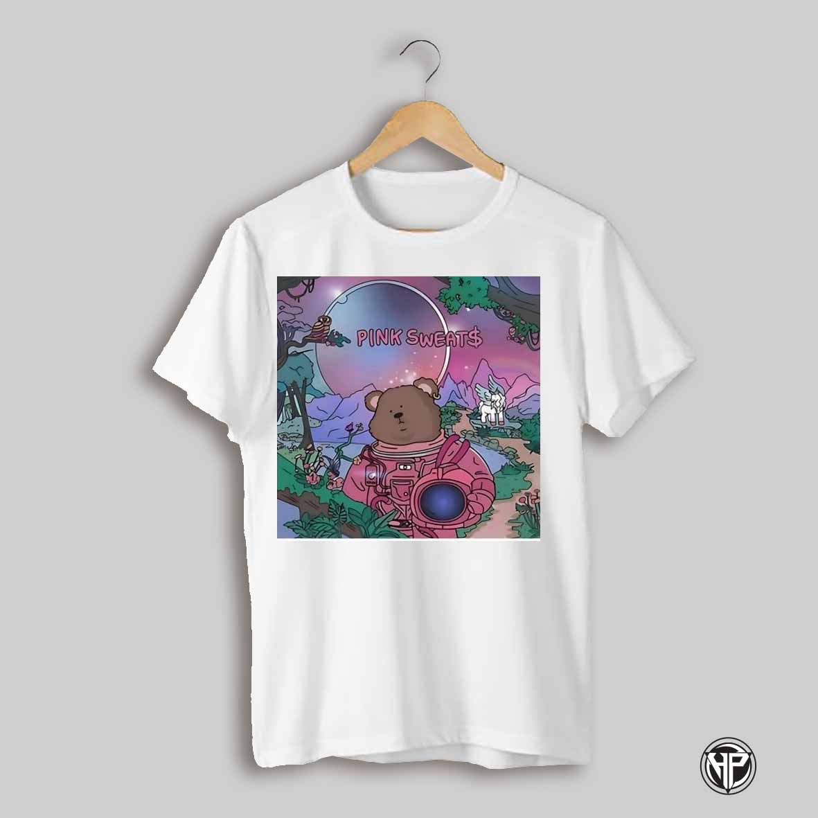 Pink Sweats Teddy Planet Cartoon Shirt