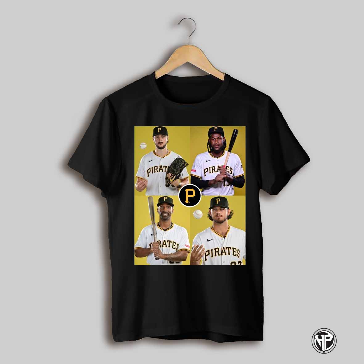 Pittsburgh Pirates Mlb Photo Day Paul Skenes Oneil Cruz Andrew Mccutchen And Jared Jones Poster T Shirt