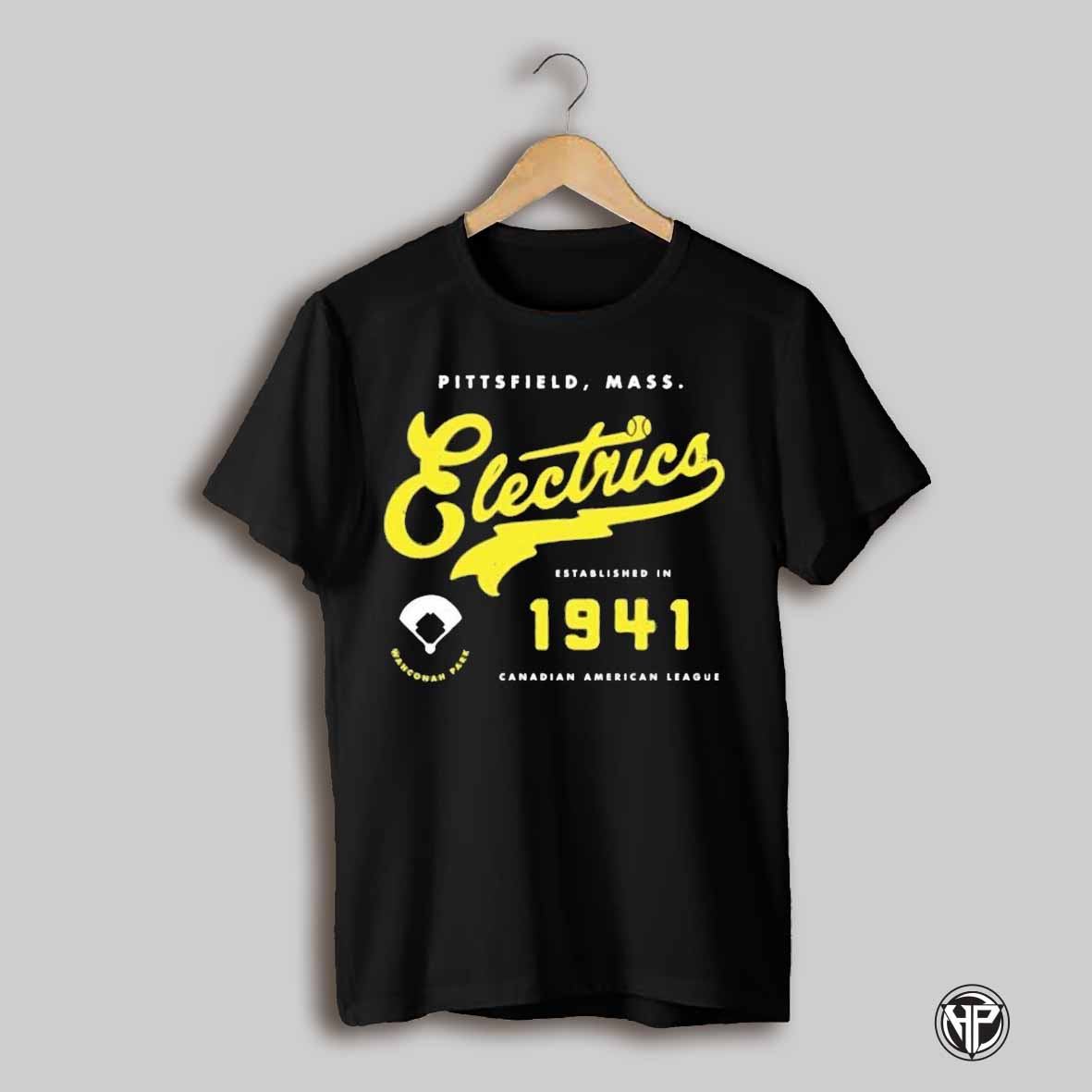 Pittsfield Mass Electrics Establshed In 1941 Canadian American League Shirt
