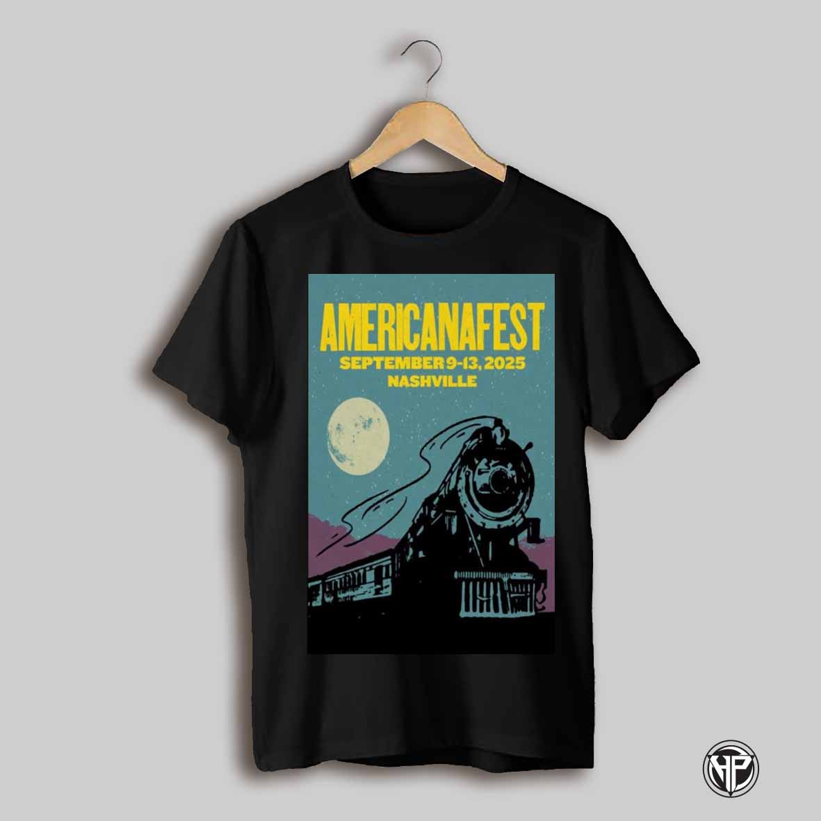 Poster Americanafest Nashville Tn September 9 13 2025 T Shirt