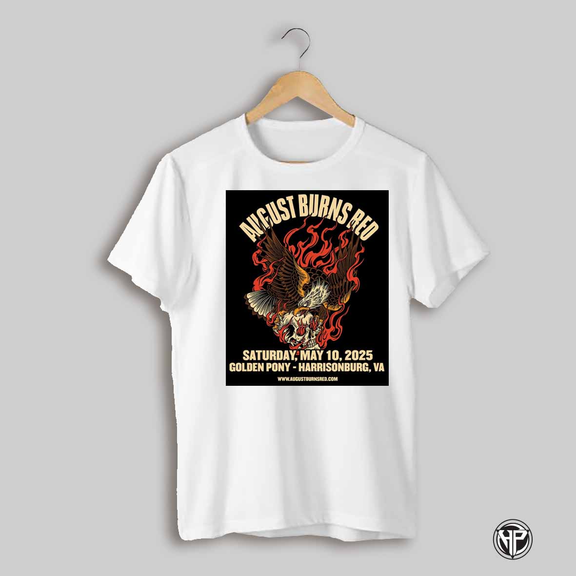 Poster August Burns Red Saturday May 10 2025 Golden Pony Harrisonburg Va T Shirt