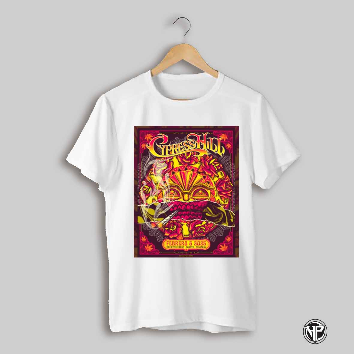 Poster Cypress Hill February 6 2025 Movistar Arena In Bogota Colombia T Shirt