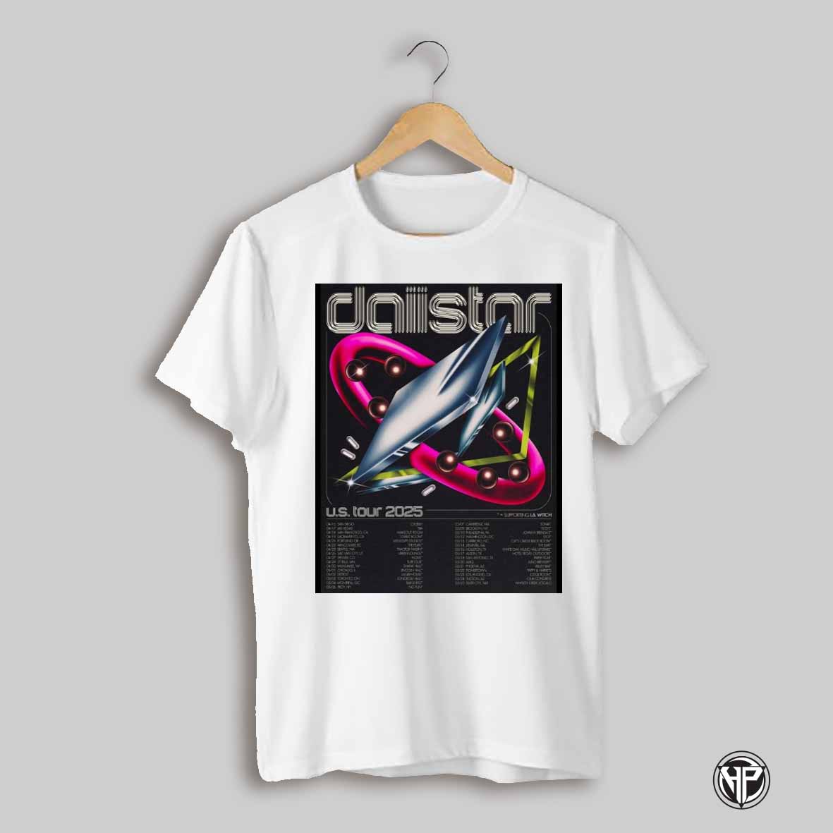 Poster Daiistar Us 2025 Tour Supporting La Witch 0416 San Diego Casbah 04 17 Las Vegas Tba T Shirt
