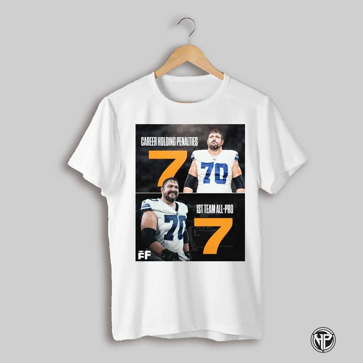 Poster Dallas Cowboys All Pro Og Zack Martin Retired From The Nfl With 7 Career Holding Penalties T Shirt