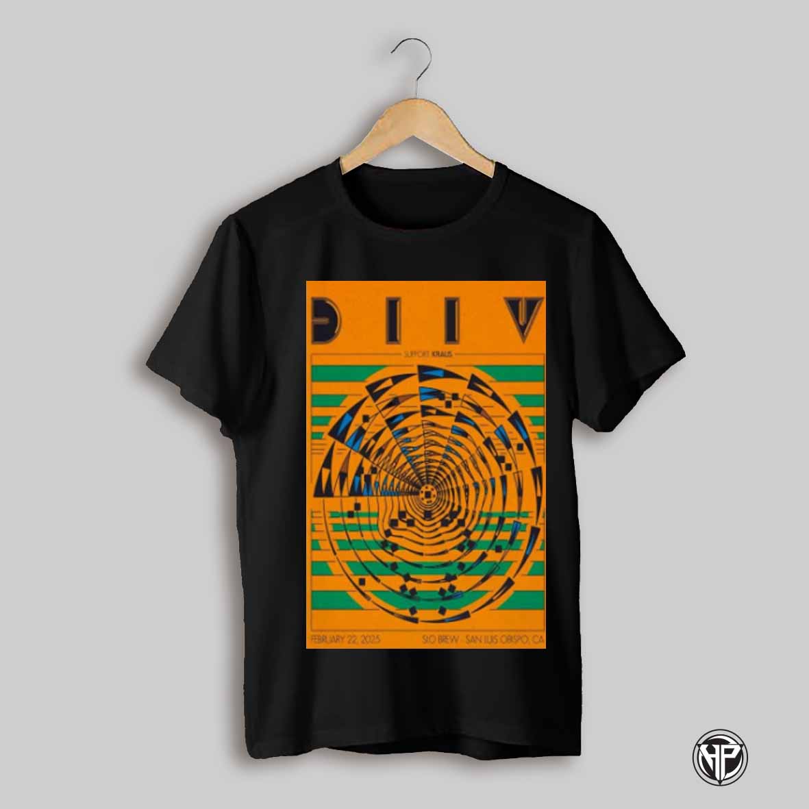 Poster Diiv February 22 2025 Slo Brew Rock In San Luis Obispo Ca T Shirt