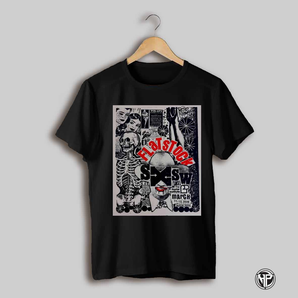 Poster Flatstock March 11 13 2025 Sxsw Austin Texas The Institute T Shirt