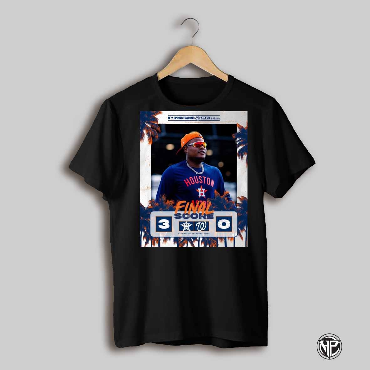 Poster Framber Valdez Houston Astros Win 3 0 Washington Nationals Final Score Mlb Spring Training 2025 T Shirt