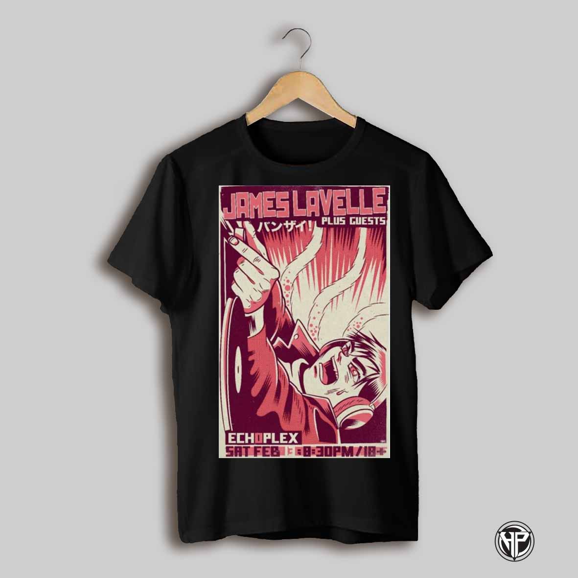 Poster James Lavelle Plus Guests February 13 2025 Los Angeles Ca T Shirt