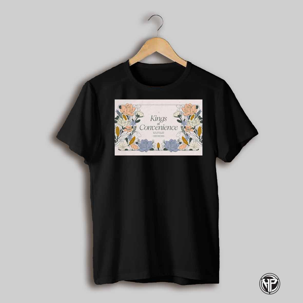 Poster Kings Of Convenience Mexico Shows Feb 26 2025 T Shirt