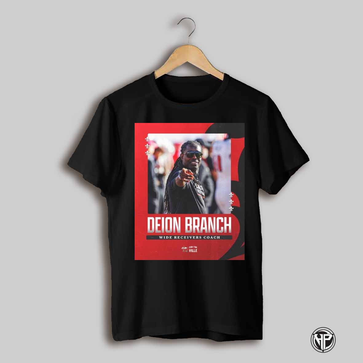 Poster Louisville Cardinals Football Deion Branch Wide Receivers Coach Fo The Ville T Shirt