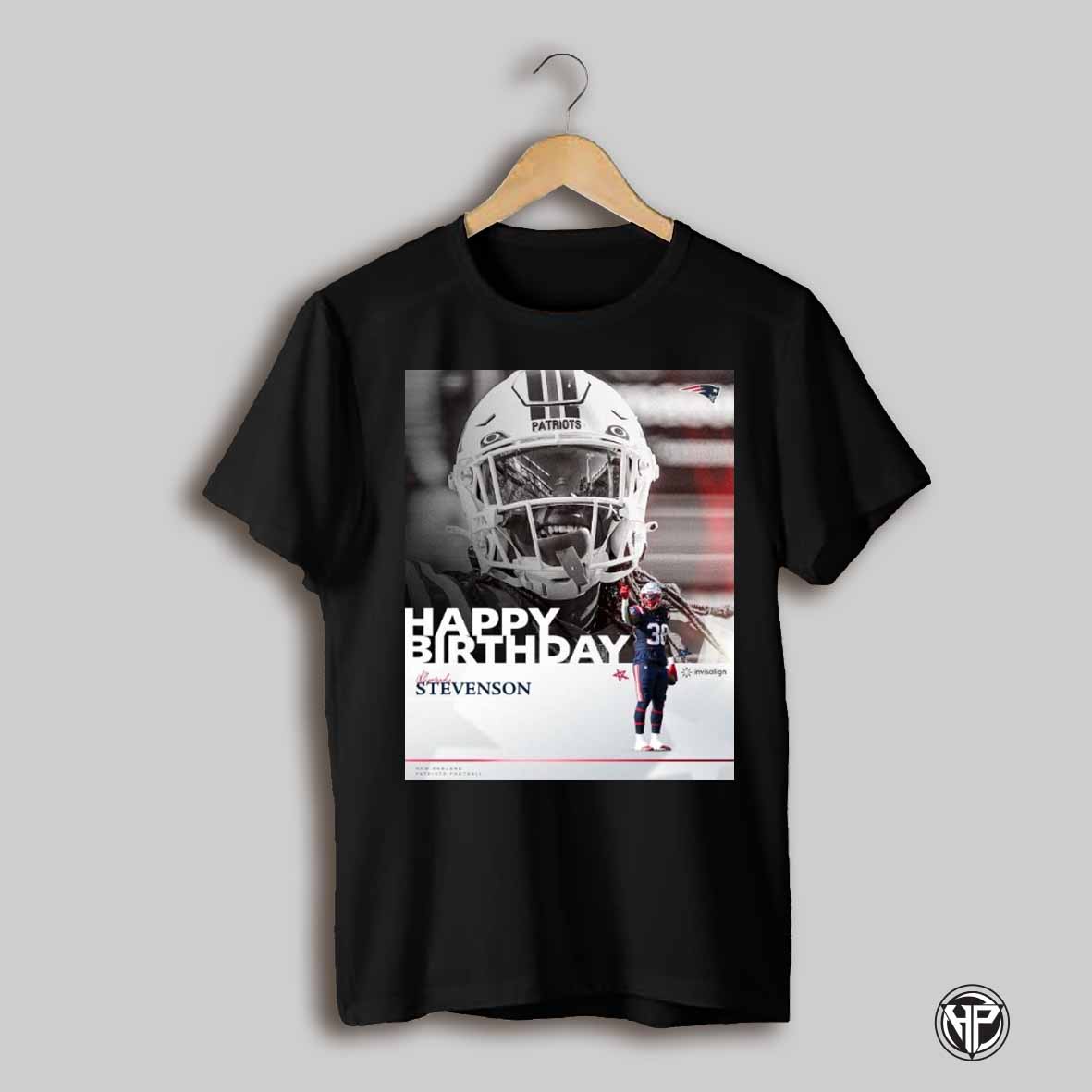 Poster New England Patriots Football Happy Birthday Rhamondre Stevenson Its Mondres Bday T Shirt