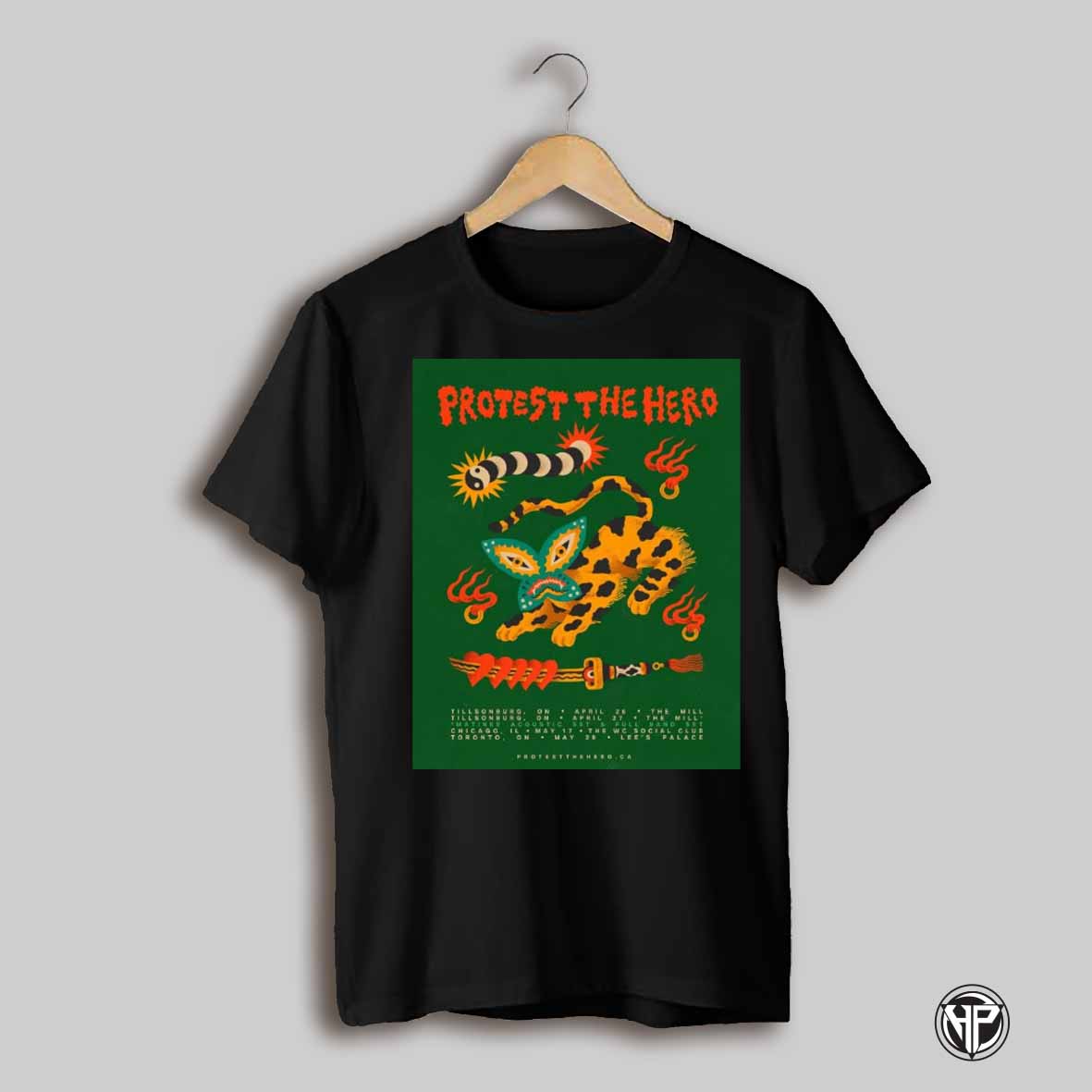 Poster Protest The Hero Spring 2025 Tour Tillsonburg On April 26 The Mill T Shirt