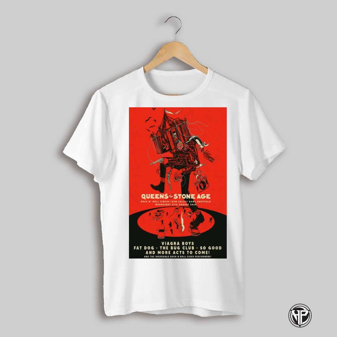 Poster Queens Of The Stone Age Don Valley Bowl Sheffield Uk August 27 2025 T Shirt