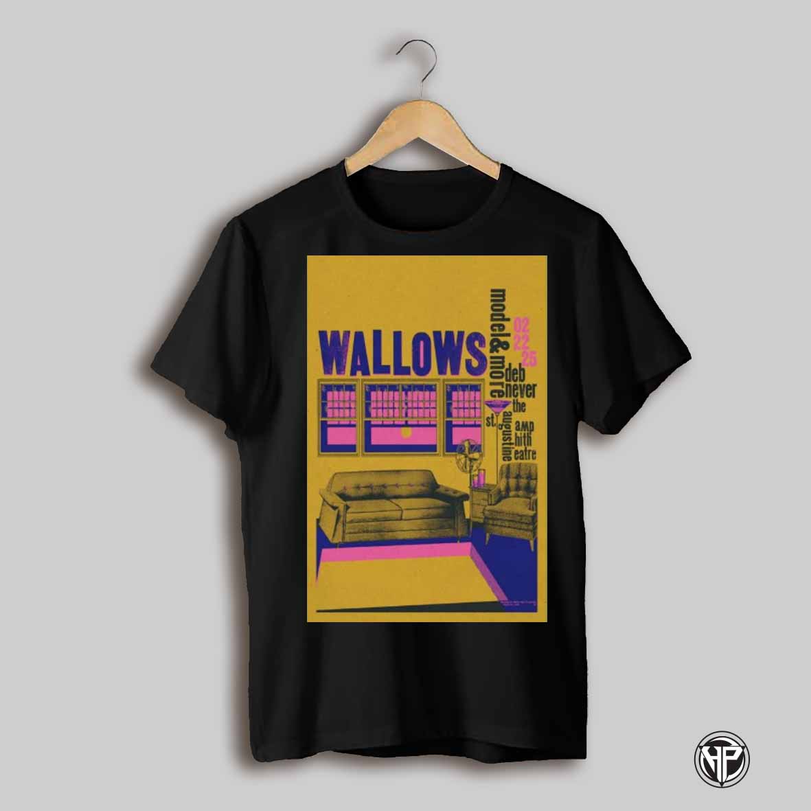 Poster Wallows Mode And More The St Augustine Amphitheatre February 22 2025 St Augustine Fl T Shirt