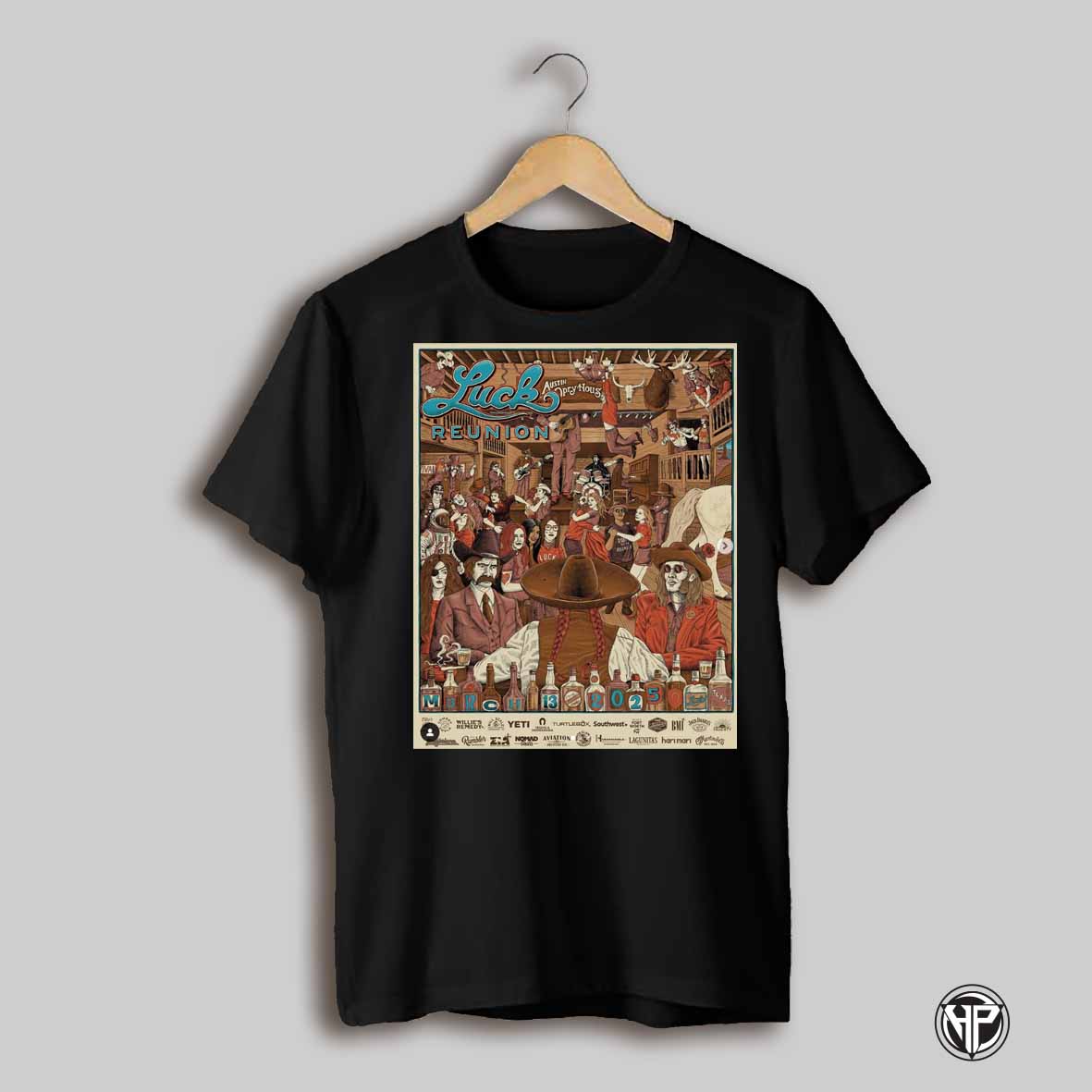 Poster Willie Nelson Luck Reunion Tx March 13 2025 Austin Opry House T Shirt