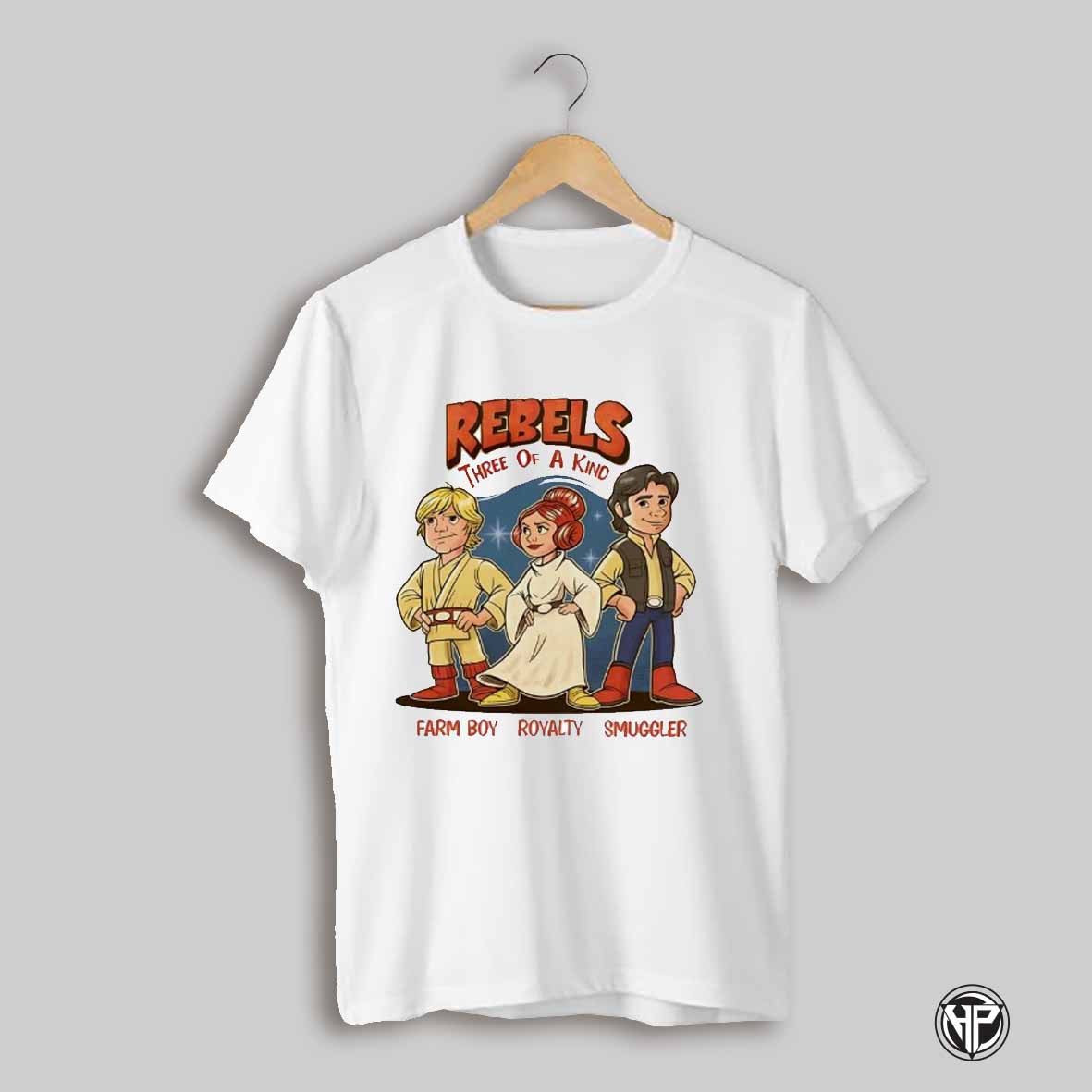 Rebel Trio Three Of A Kind Farm Boy Royalty Smuggler Shirt