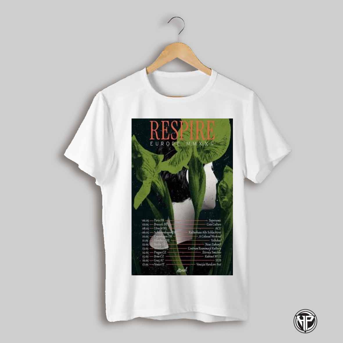 Respire Europe Tour 2025 Poster T Shirt