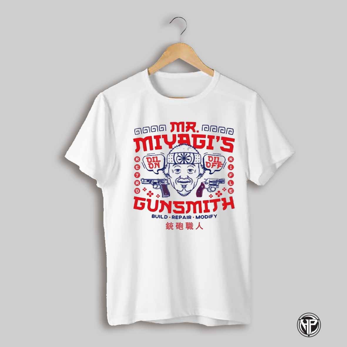 Retro Rifle Mr Miyagi Gunsmith Build Repair Modify Painting T Shirt